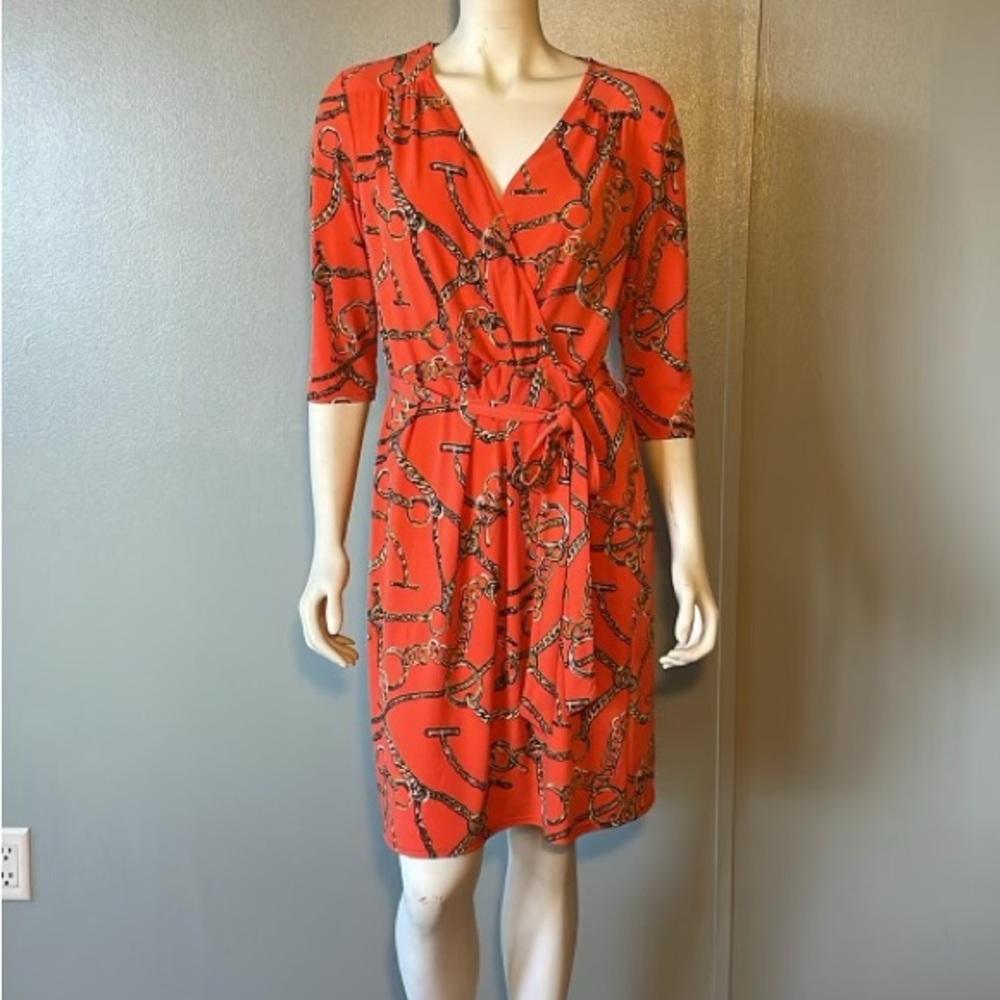 Bethany martenity wrapped dress, size Large